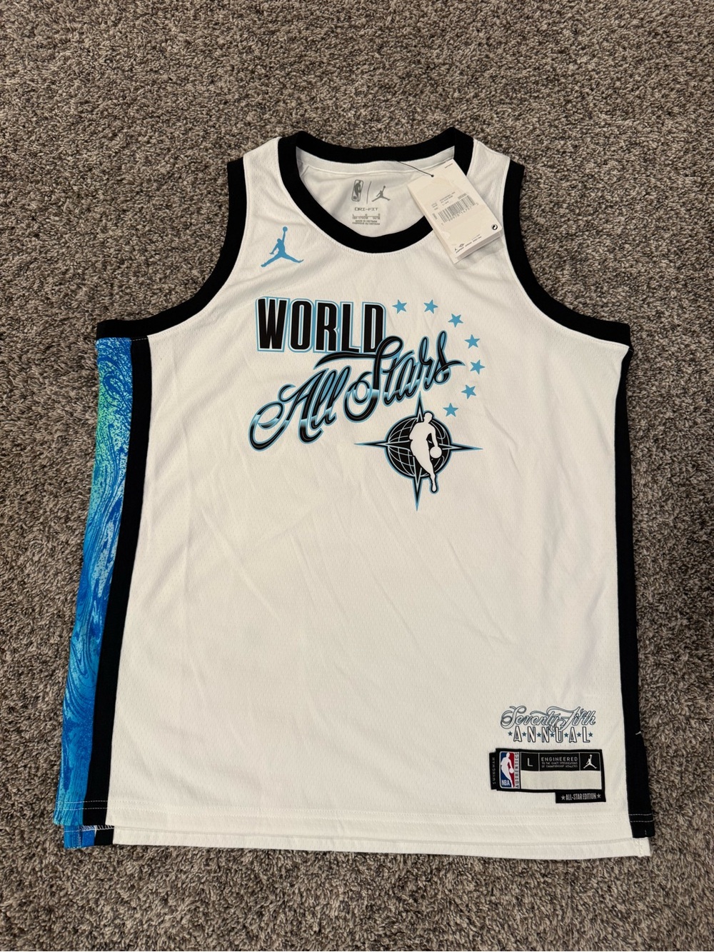 NWT Luka Doncic #77 2026 NBA All-Star World Jordan Jersey Youth L 14/16